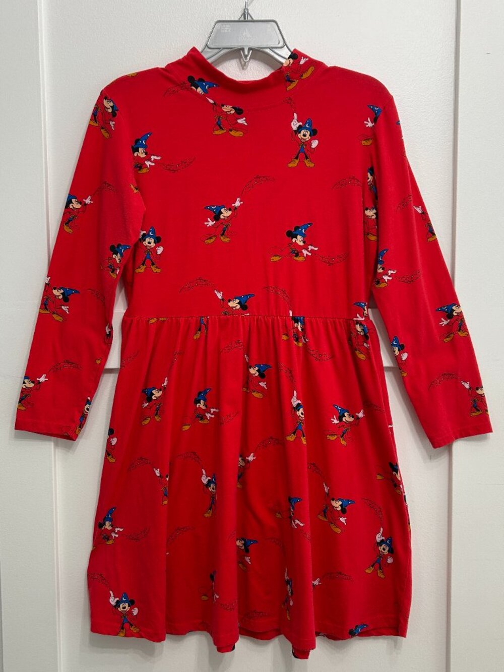 Disney Cakeworthy Fantasia Sorcerer Mickey T-Shirt Dress for Women Large